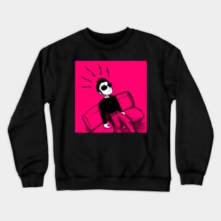 be aware of yourself, take care and love yourself in therapy ecopop art Crewneck Sweatshirt